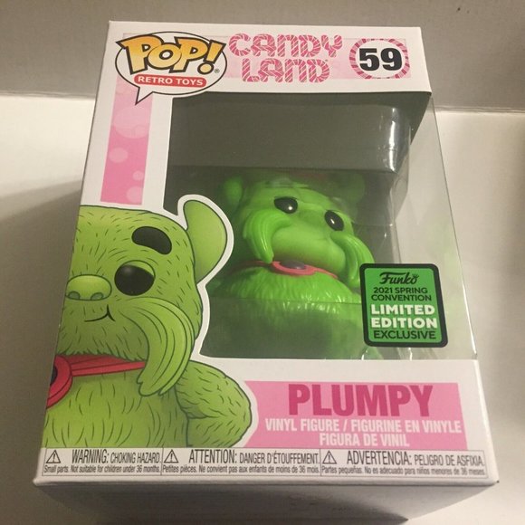 NEW 2021 Wondercon Shared Candy Land Plumpy Funko Pop Figure #59 - Picture 2 of 9